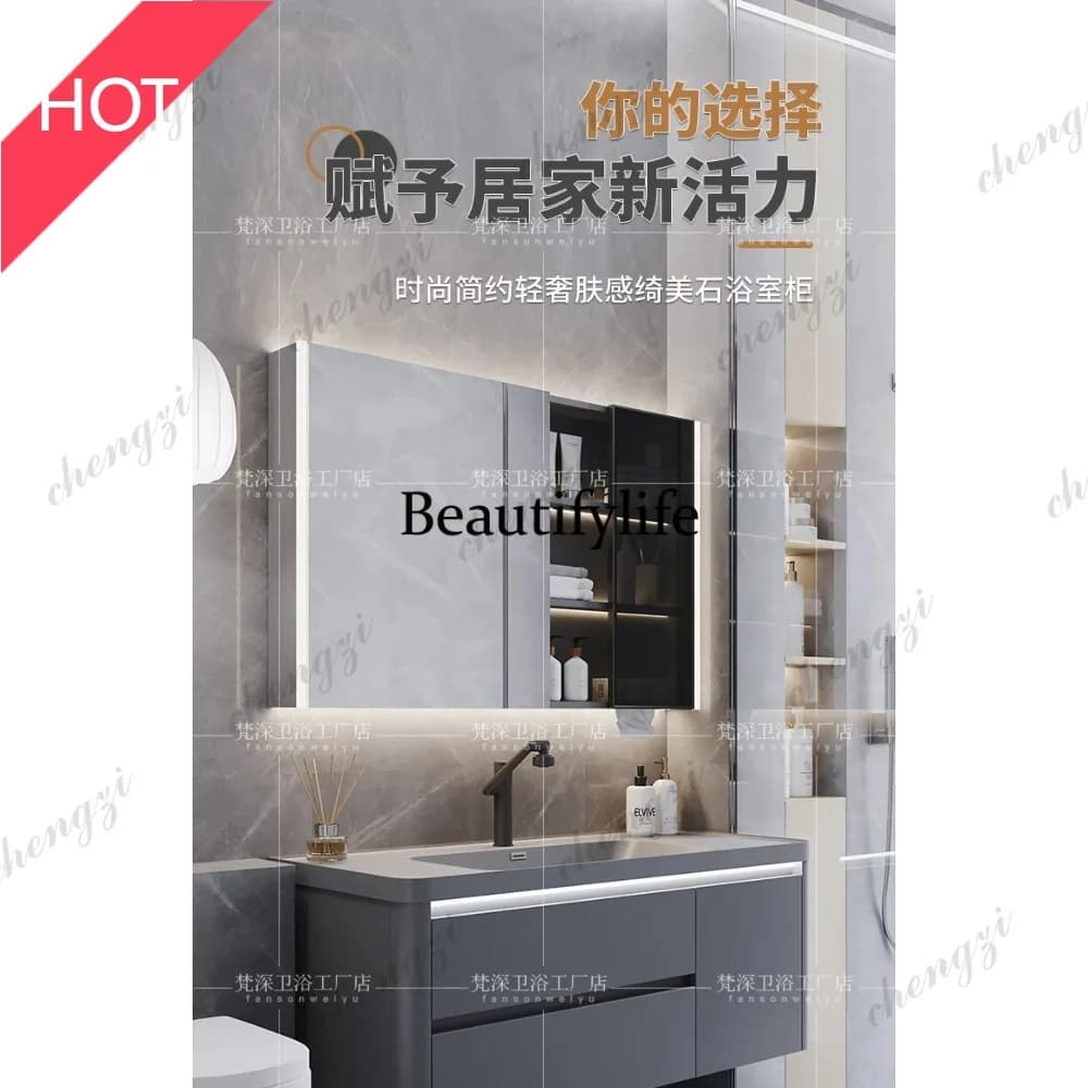 M07 Bathroom Furniture Complete Kitchen Organizer Fascia Gun Air Fryer Storage Locker Shelf Armoire Narrow Bathroom Cabinet Sink