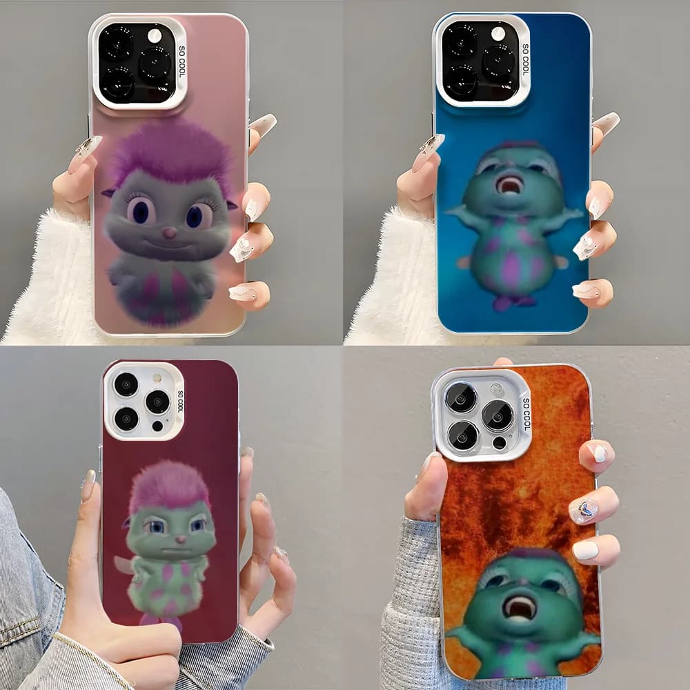 Funny B- Bibble Meme Phone Case Phone Case For iPhone 14 16 15 11 12 13 Pro Max Mini Plus Shockproof Cover