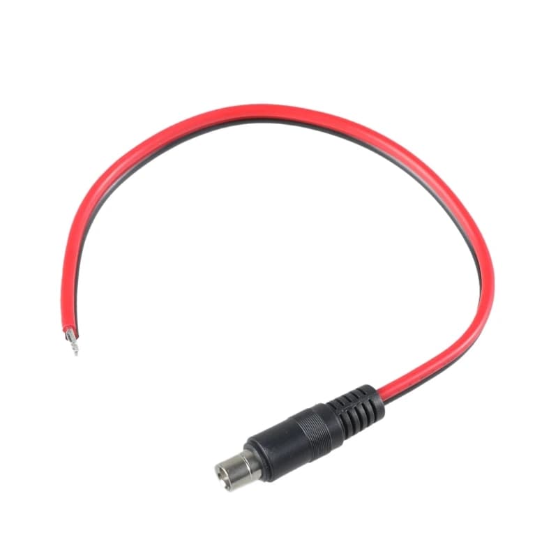 Cavo Pigtail DC8020 con Connettore Maschio/Femmina 8.0x2.0mm per Stazione di Alimentazione Portatile e Ricarica Pannello Solare 30cm