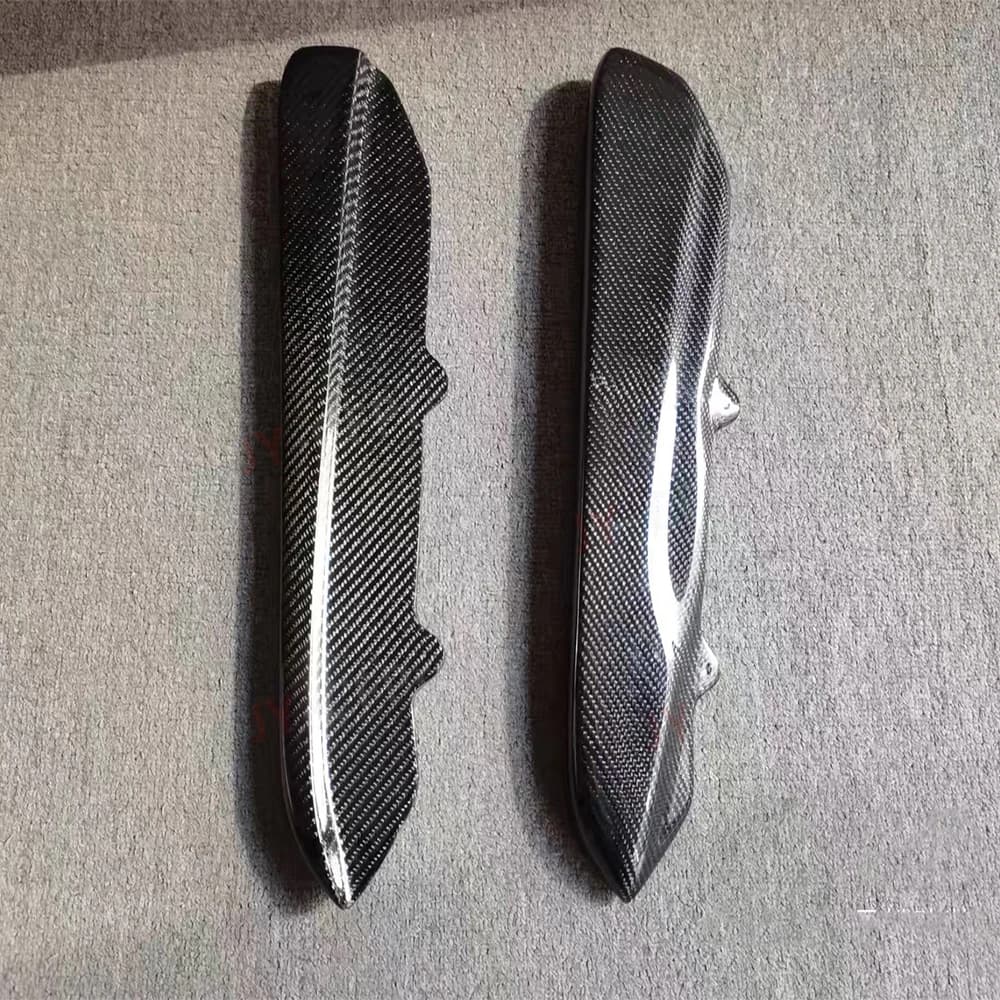 Splitter per paraurti posteriore in vera fibra di carbonio per BMW Serie 4 F32 F33 F36 M Tech 2014-2019, diffusori laterali per auto.