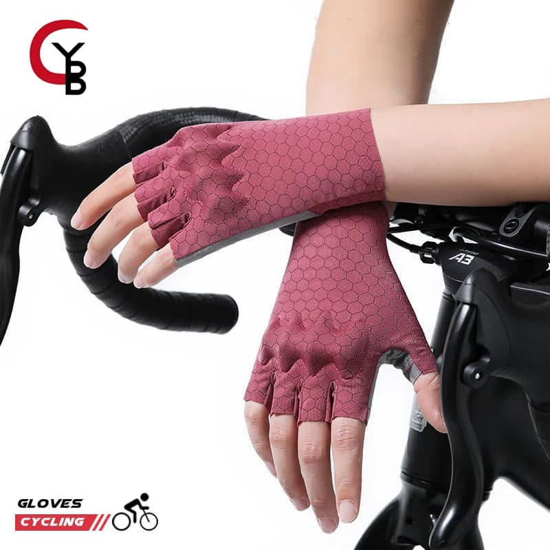Professional YANBIGUO cycling gloves, breathable, anti-slip, half-timber, summer, fishing, without fingers, woman, bicycle