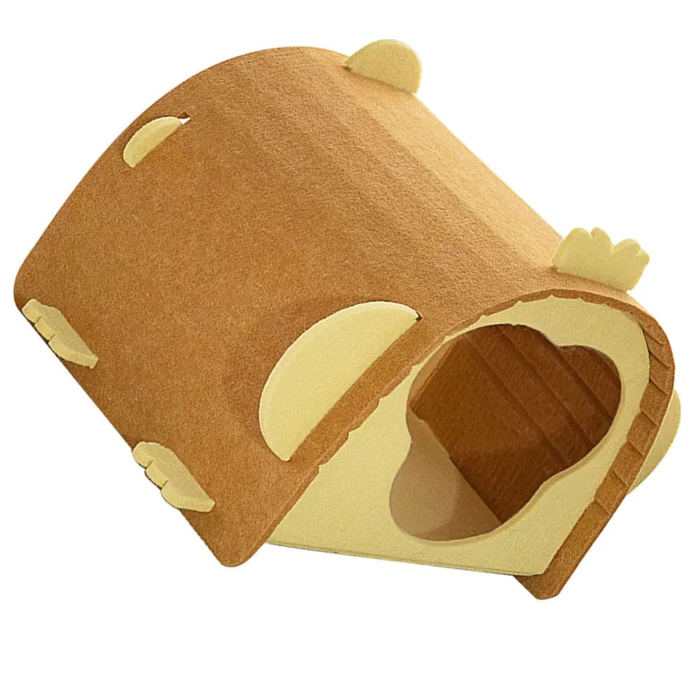 Tunnel Letto per gatti Casa per animali domestici Grotta in feltro Nido traspirante Gatti Cani Caldo rimovibile Lavabile Durevole Elegante casa in feltro per animali domestici per interni
