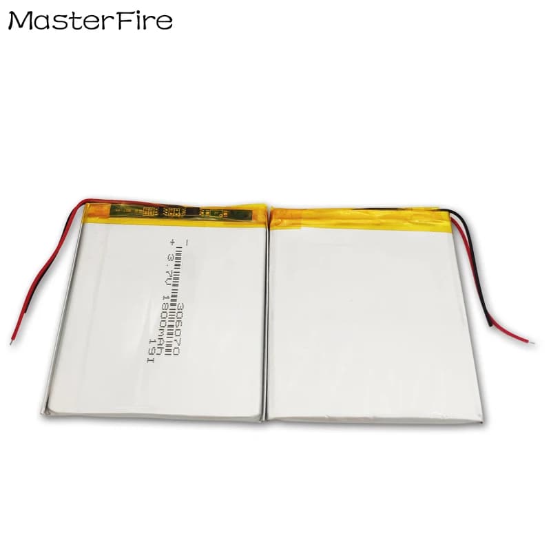 10 batterie ricaricabili ai polimeri di litio da 3,7 V 1800 mAh 306070 per altoparlanti Bluetooth, power bank, e-book, tablet PC e MID