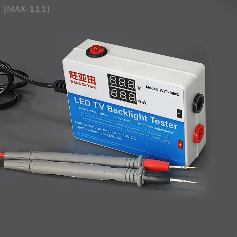 【F2-MAX111】Tester LED con Spina EU/US, Uscita 0-300V - Strumento di Test per Retroilluminazione TV, Strisce LED, Barre Luminose e Lampade