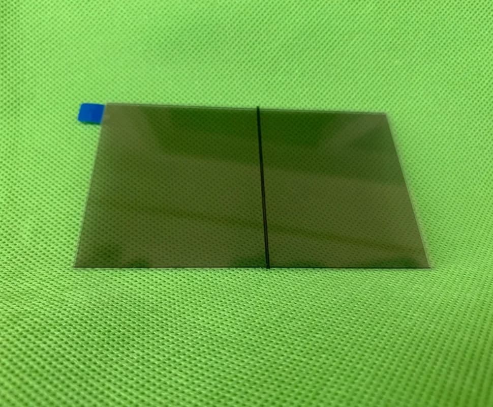 4 "proiettore fai da te isolamento termico lente in vetro HD pellicola polarizzante isolamento termico diffusione vetro Polaroid riparazione schermo giallo
