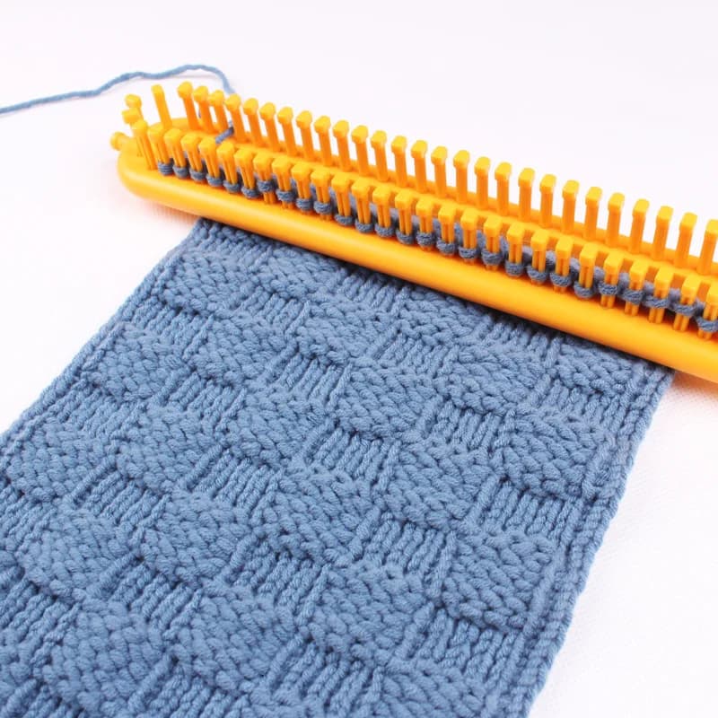 4pcs Square Hand Loom Weaving Machine Set For Scarves Sweaters Hats Shawls With Randomly Colored Hooks DIY Craft Kit