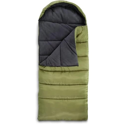 Borsa termica con rivestimento in pile a -15 gradi per adulti e bambini, calda per l'inverno e il freddo, leggera e portatile per campeggio, escursioni e trekking.
