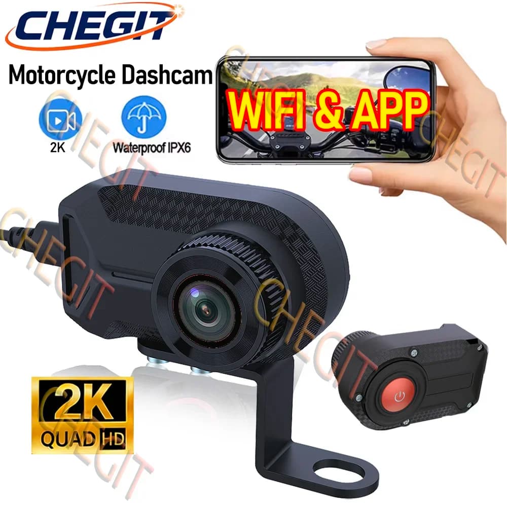 DVR for WiFi 2K motion with MINI Loop Recording IP66 waterproof Video Recorder with ultra wide-angle lens Dash Cam external