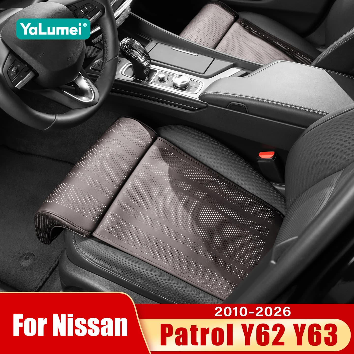Cuscino di Supporto per Gambe in Memory Foam per Nissan Patrol Y62 Y63 2010-2026, Accessori Auto