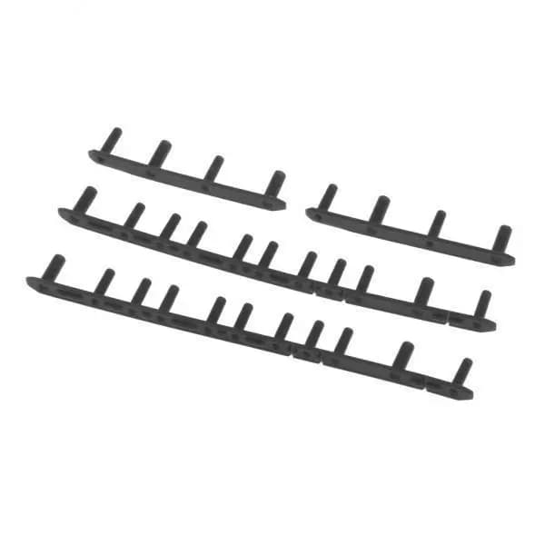 Grommet in nylon per incordatura racchette, tubi protettivi per racchette da badminton, occhielli protettivi per telaio, riparazione tennis