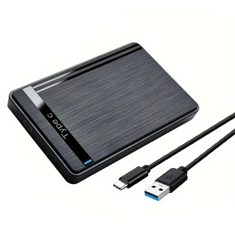 2.5-inch External Hard Drive Enclosure USB 3.0/2.0/Type C to SATA Hard Disk Case SSD External Storage HDD Enclosure For Computer