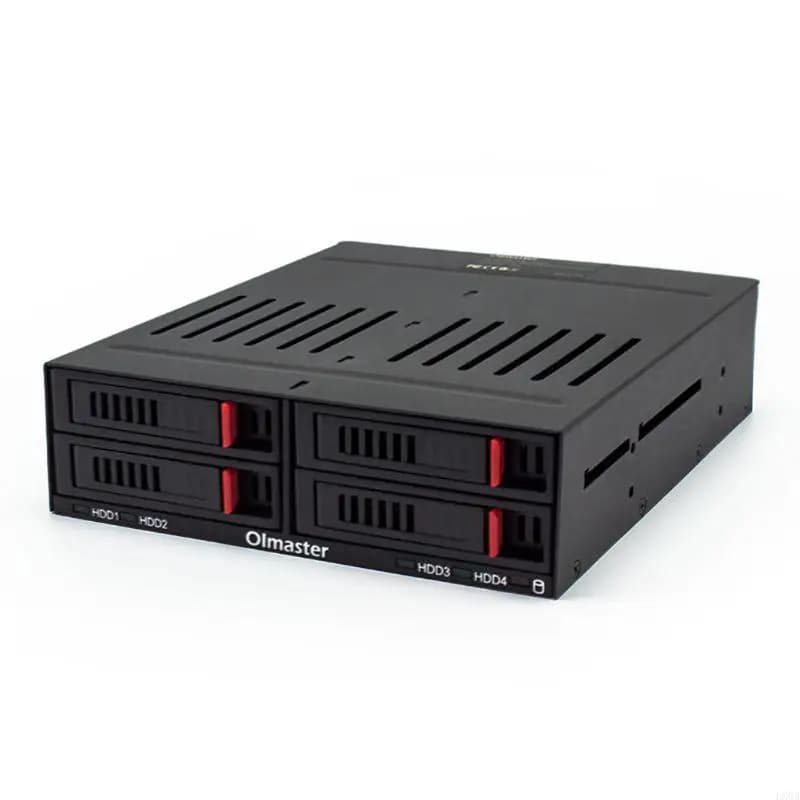 HE-2006 Slot da 4x2,5 pollici Disco rigido rack interno Sata per custodia HDD SSD Copertura per custodia mobile con indicatore LED