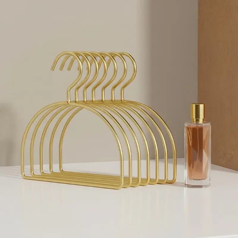 Metal hanger, 5 pieces, for scarves and clothes of pets, wardrobe organizer and home wardrobe