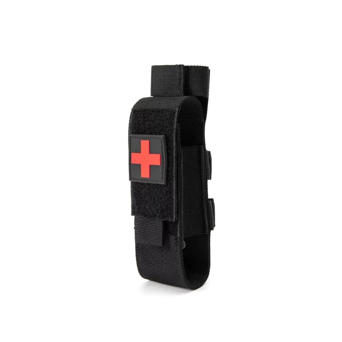 Porta Tourniquet MOLLE in Nylon, Custodia per Torcia, Fondina per Coltello da Caccia, Porta Forbici Mediche