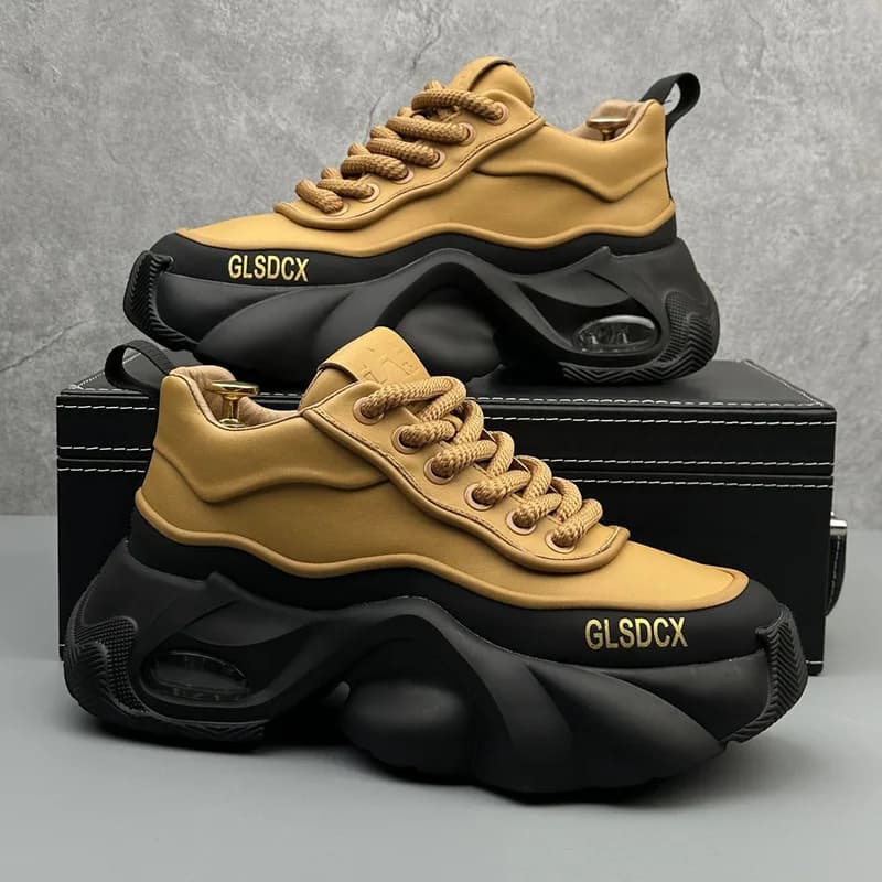 Scarpe da uomo stile designer 2025 Primavera Autunno Scarpe da ginnastica comode da uomo con piattaforma spessa Scarpe casual di moda Scarpe da ginnastica sportive Tenis