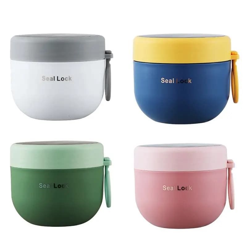 Superior AA63 4 Pcs Oats Containers Overnight Oats Containers With Lids 20Oz Portable Overnight Oats Jars With Spoons