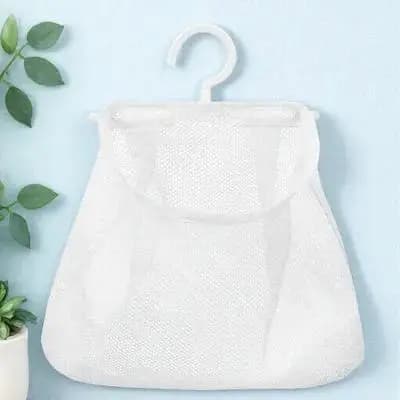 Organizzatore appendibile in rete salvaspazio 34,7x27,6 cm per mollette da bucato, lavanderia, cucina, bagno