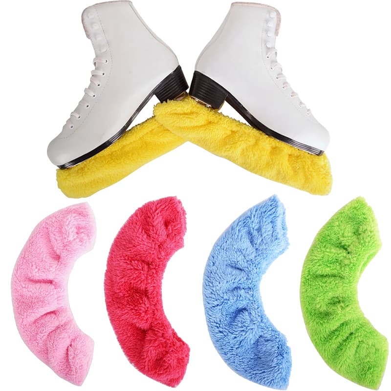 S-XXL Pattinaggio su ghiaccio Figura Lama per pattini Copertura Antipolvere Scarpe da skate Coperture Protezione in pile elastico Antiruggine Assorbimento d'acqua