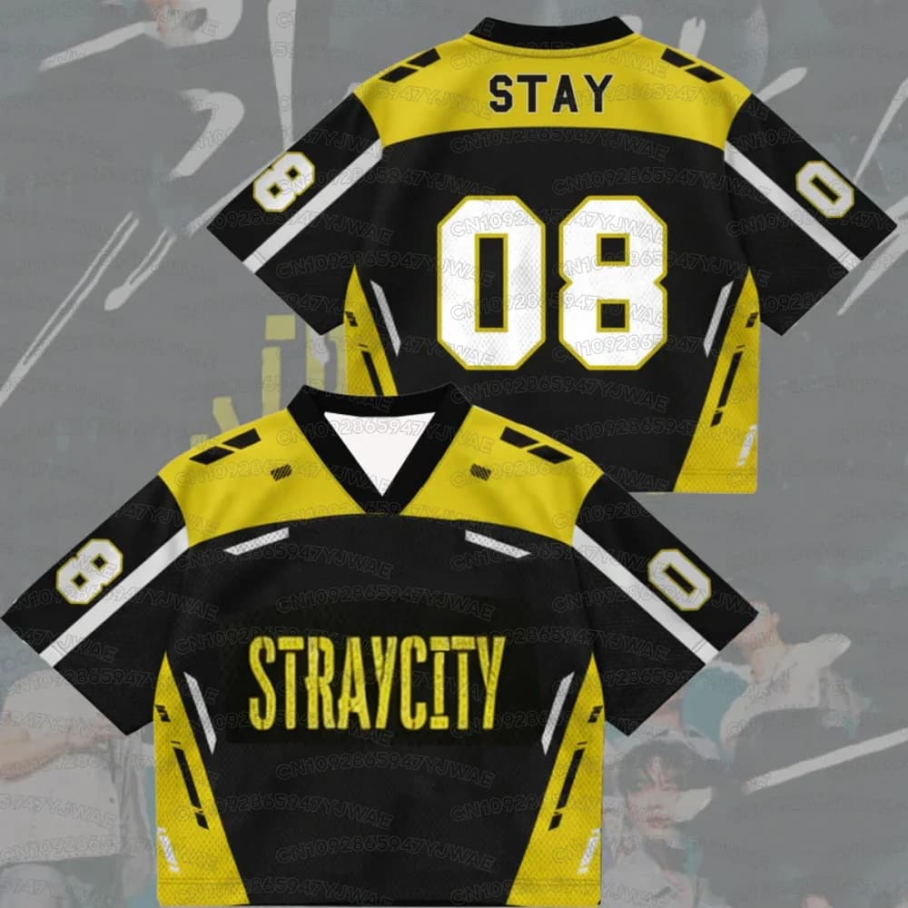 T-shirt Estiva a Maniche Corte per Uomo e Donna, Maglietta per Fan K-pop, T-shirt per il Concerto Stray City 2026 World Tour