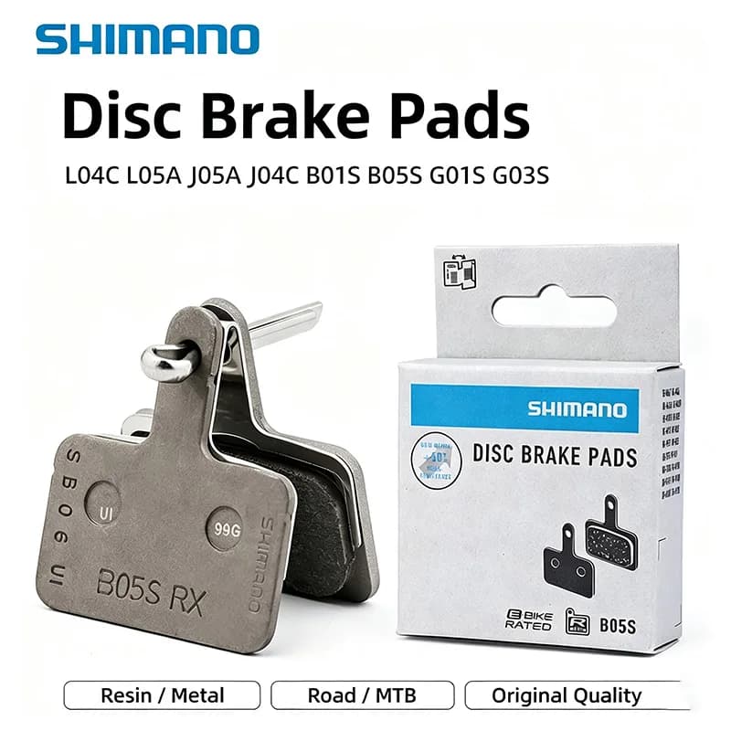 Shimano Bicycle Hydraulic Disc Brake Pads L04C L05A J04C J05A B01S B05S G01S G03S Road Bike Metal Resin Silent Brake Pad 1Pair