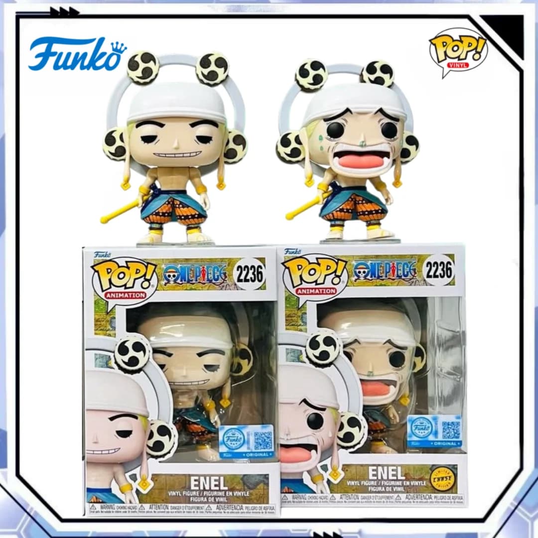 Funko Pop! Figura di Enel di One Piece # 2236 Modello Decorativo in Vinile Edizione Limitata Ufficiale, Regalo Anime per Collezionisti e Fan