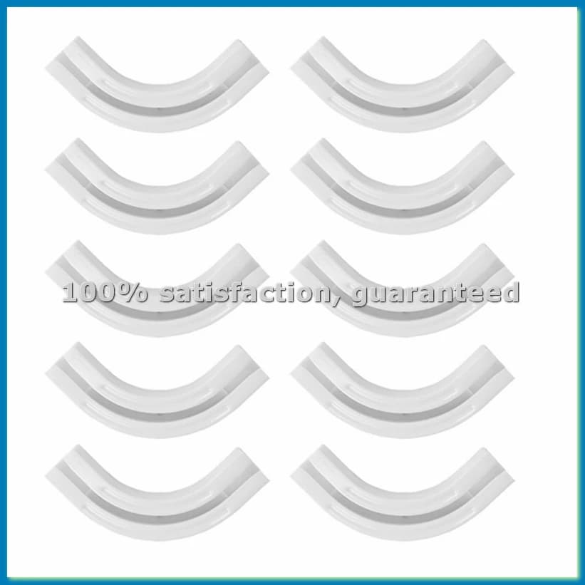 90 ° Connettore Curvo, Pieghevole e Flessibile, per Binario Tende a Soffitto, Adatto per Binario Tende da Soffitto - A79M