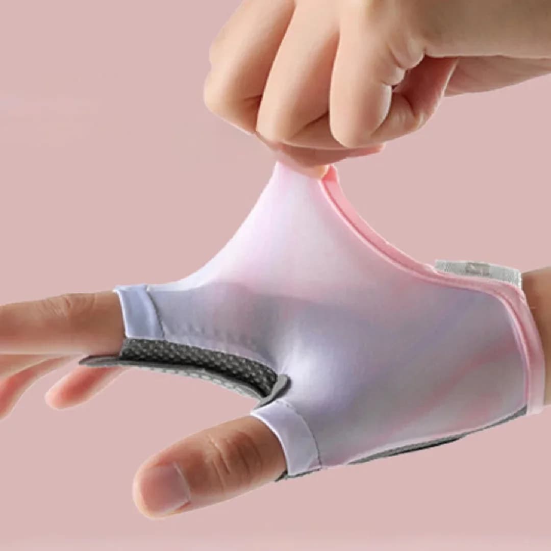 Breathable Shock-Absorbing Fingerless Gloves – Ideal for Men/Women’s Gym Workouts, Weight Lifting, Training & Fitness