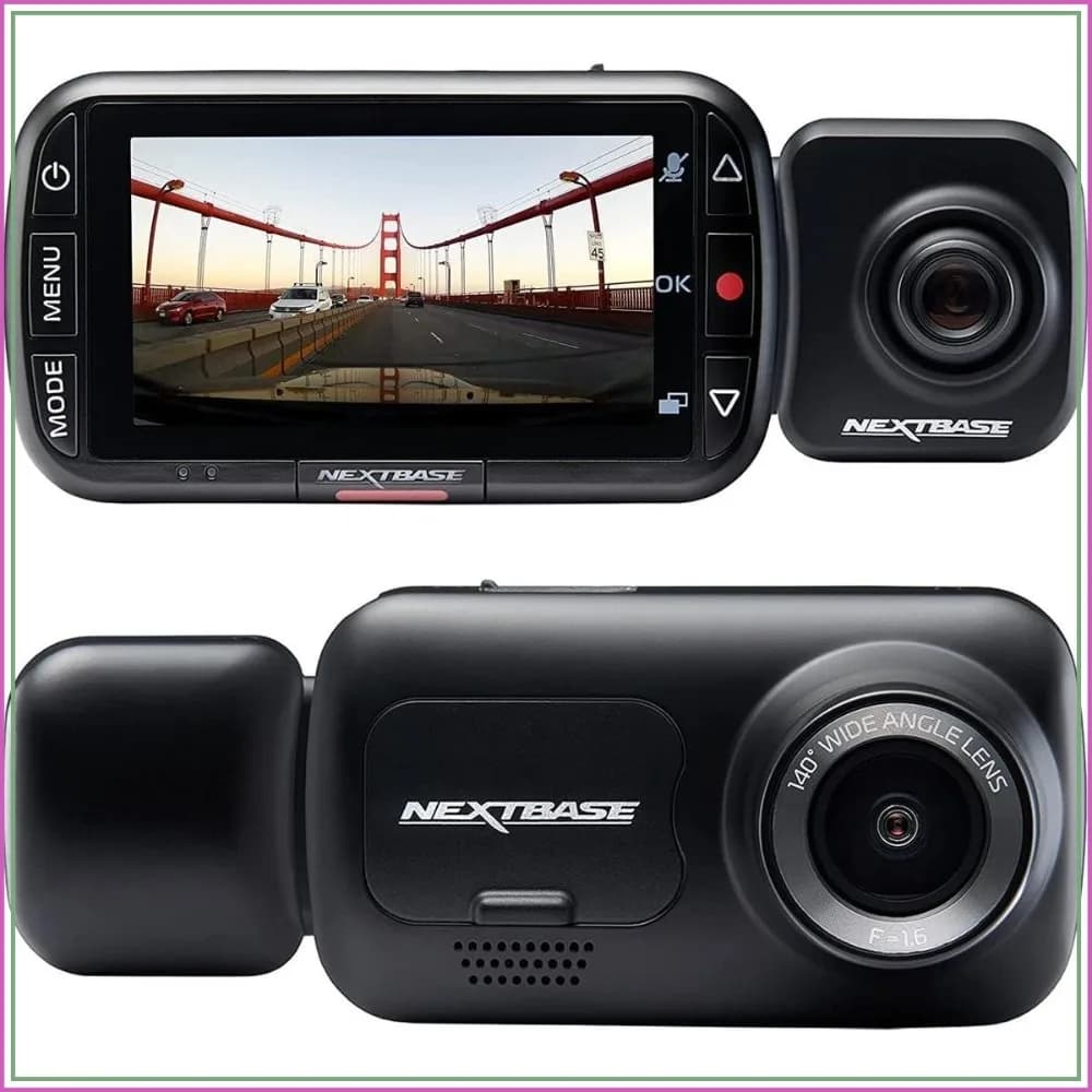 Front and Rear Dash Cam 1080p HD 30fps, 140° Wide Angle, 2.5" IPS Screen, Parking Mode, Easy Install