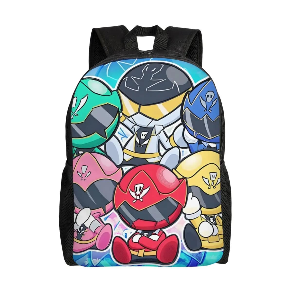 Zaino personalizzato S-Supers S-Sentais Comic Cute per donna, uomo, scuola, studente universitario, borsa per libri, adatto a borse per laptop da 15 pollici