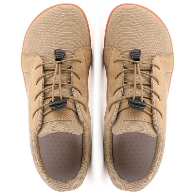 Scarpe unisex a piedi nudi Scarpe casual da uomo in tela Scarpe da passeggio minimaliste con punta larga Slip on Zero Drop Sole Cross-Trainer Sneakers