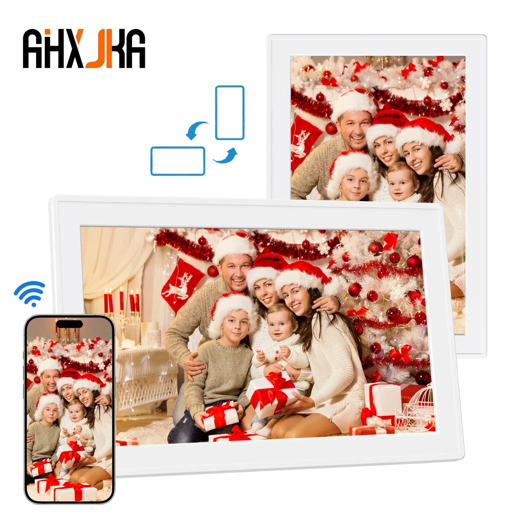 10.1 Inch Touch Screen Digital Photo Frame 2+32G 2026 Family Electronic Calendar Smart Wall Planner HD Screen Gifts For Family