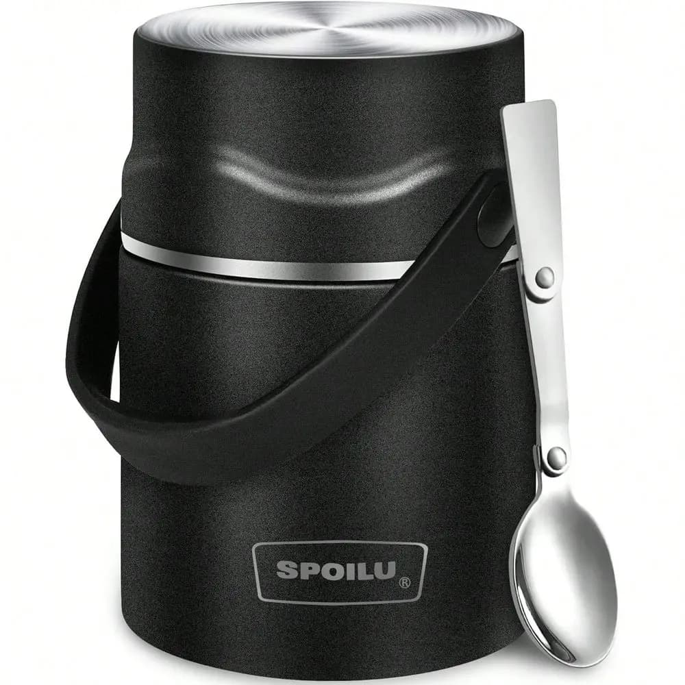 1Pcs Food Jar Insulated Container - 28 Oz, Insulated Food Container For Adult, 316 Stainless Steel Vacuum Jar Wit