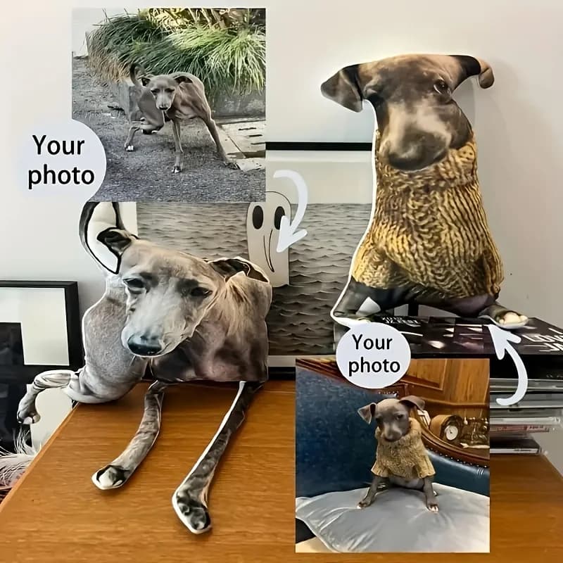 Divertenti cuscini personalizzati per animali domestici: stampa fronte-retro, idee regalo uniche per Halloween e Natale