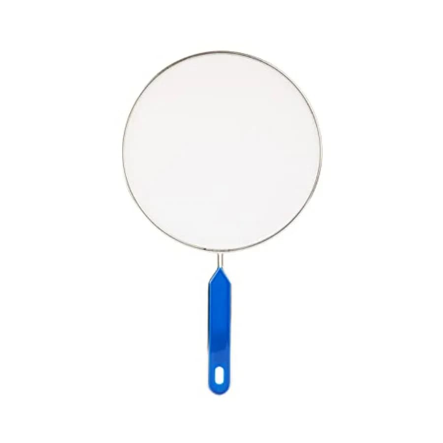 8 Inoxidable Steel Powder Coats Screen with Handle, Anti-Sketch Protection for Plates and Covers