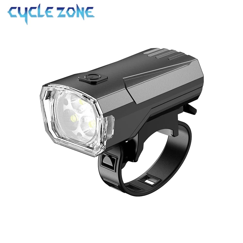 3 LED Bicycle Light Type-C Rechargeable Road MTB Front Light for Bike Headlight Cycling Night Safety Warning Lamp