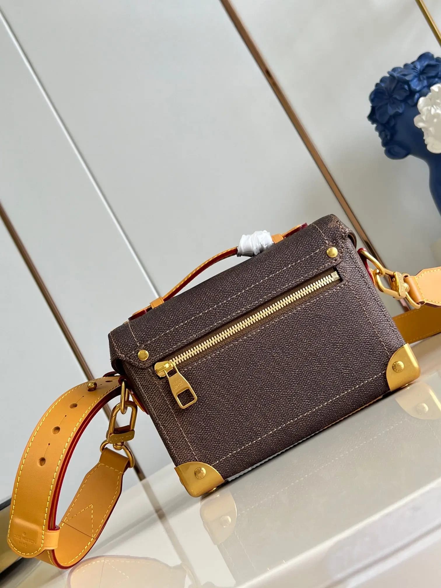 Fashion All-match Versatile Women Imitation Leather Work Carry Satchel Removable Overbody Strap Side Shoulder Pouch Hand Grip Sack Office Daily Utility Pack