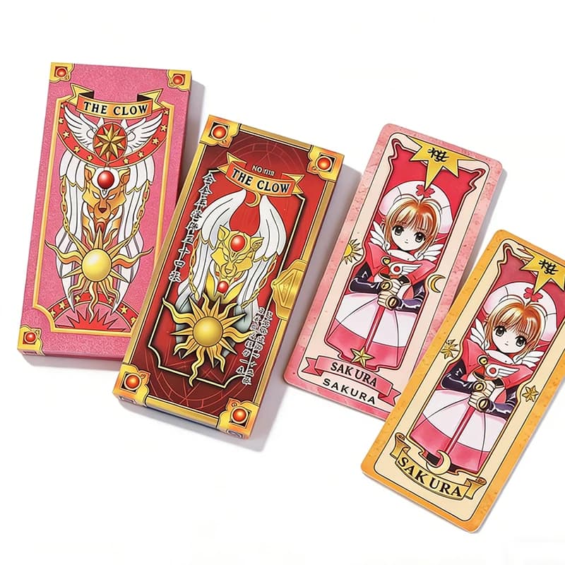 Carte Anime Card Captor Sakura, Carte Cosplay, Carte Sakura, Carte Clow, Carte Tarocchi, Carte da Poker in Carta, Divertenti per Feste di Famiglia e Amici