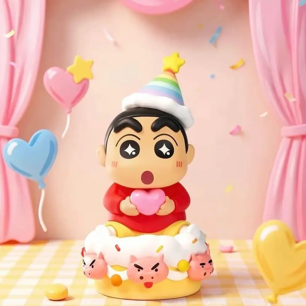 Cute Cartoon Character Blind Box TOPTOY Love‑Shaped Design Collectible Ornament Figurine Surprise Gift For Collectors