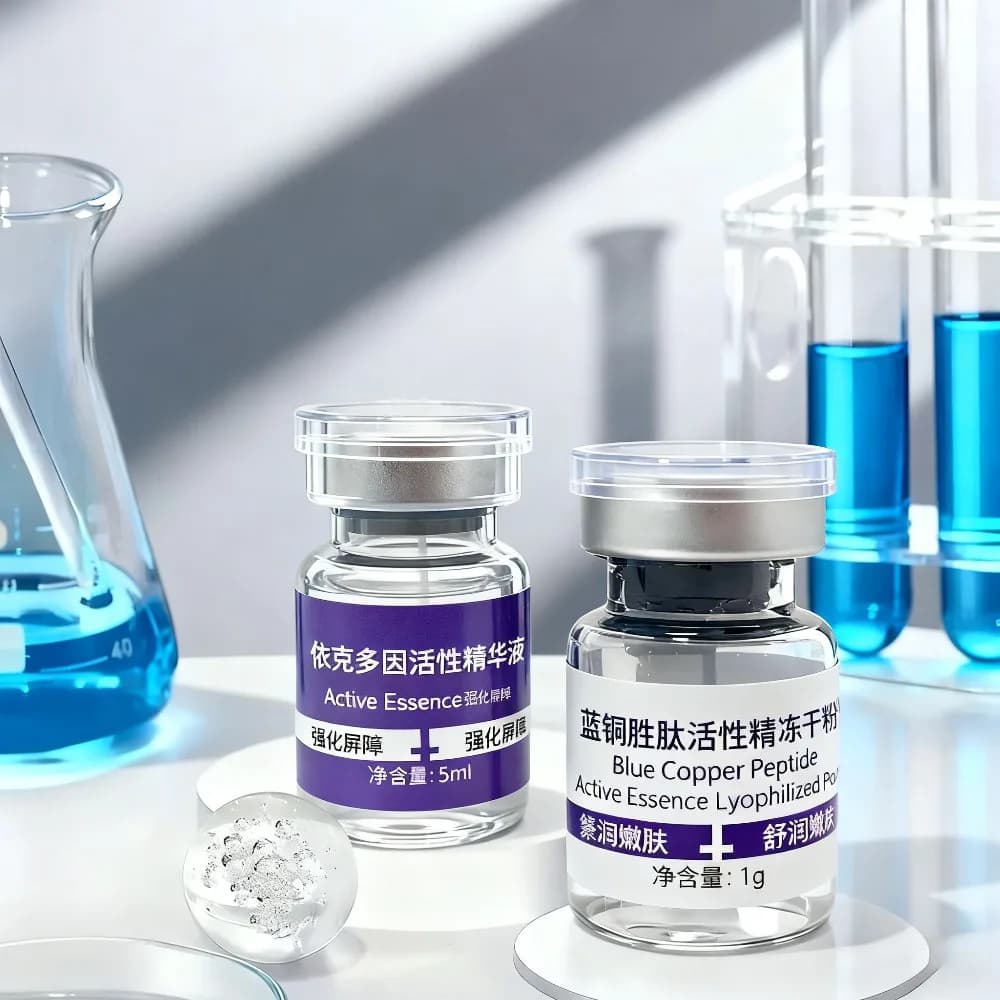 Luxury anti-wrinkled essence for dilated pores, rapid absorption, promotes a younger look skin