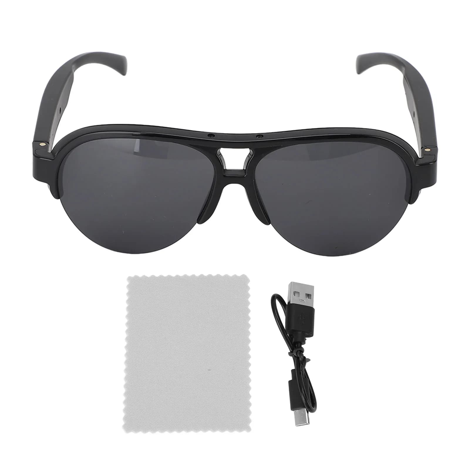 Wireless Bluetooth Sunglasses Voice Control Long Battery Life Unisex Bluetooth Calling Glasses for Outdoor Sport for Men Women