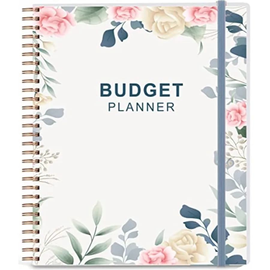 Agenda per la pianificazione del budget e organizer per le spese mensili con scomparti. Quaderno per la gestione delle spese, diario per la pianificazione del budget e agenda finanziaria