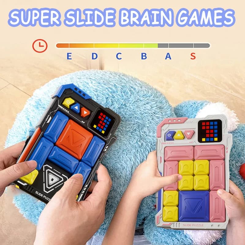 Smart Super Slide Puzzle Games Kid 500+ Sfide Problemi Giocattoli di liquidazione intellettuale Pensiero logico Giocattoli educativi per il cervello
