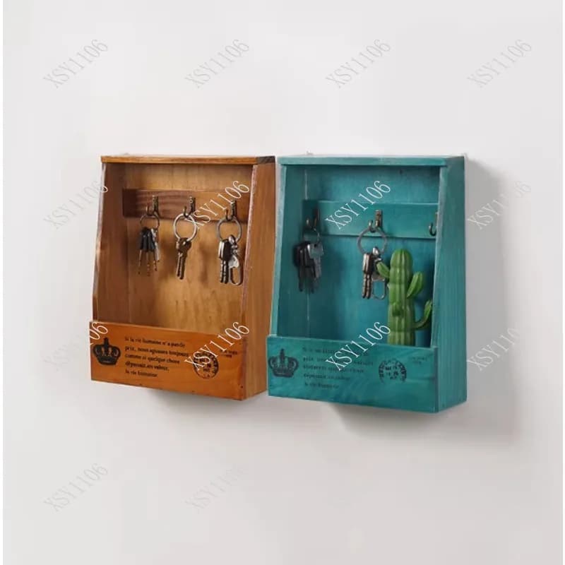Scatola porta chiavi da parete, organizer decorativo creativo per ingresso, soggiorno, uso domestico