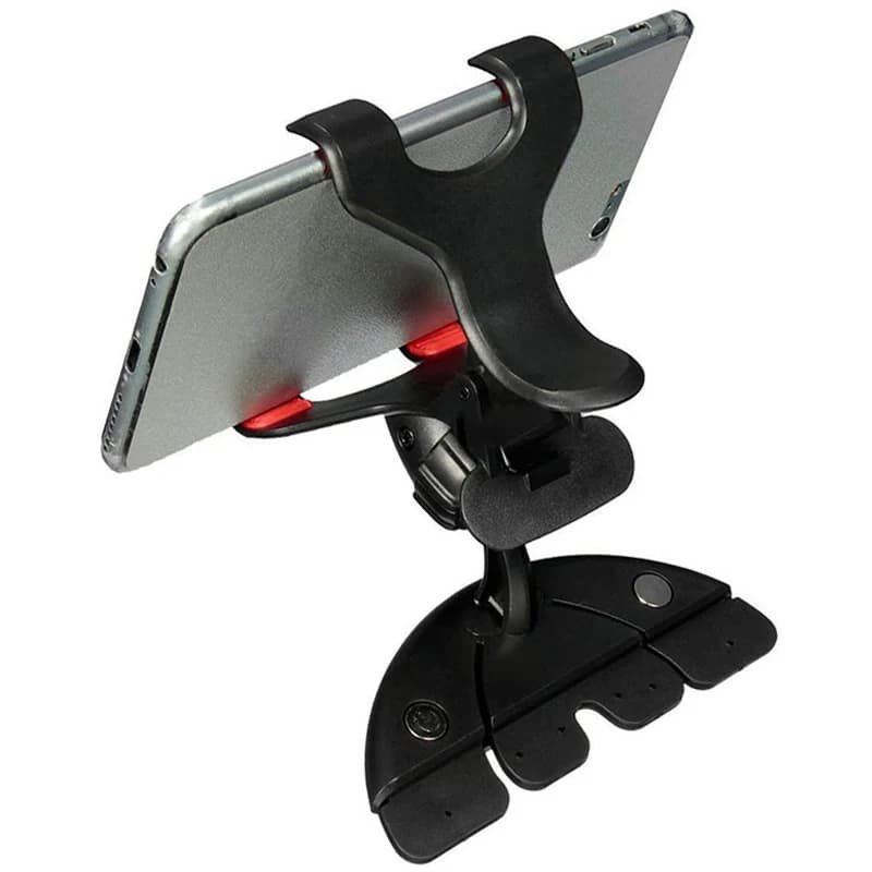 Supporto per telefono per auto con slot per CD Supporto per telefono universale per CD Supporto per telefono regolabile con rotazione per iPhone 12 Samsung Huawei