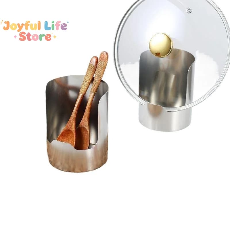 Hot Sale Stable Stainless Steel Spoon Holder Easy To Clean Spatula Holder Heat-Resistant Soup Spoon Rack Dinning Table