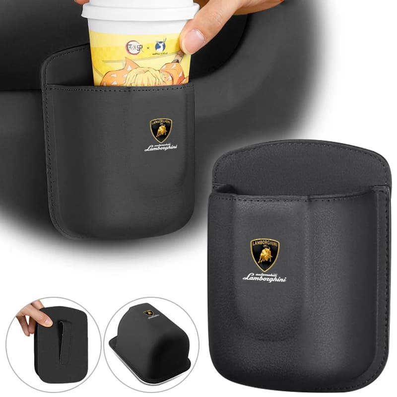 Car Water Cup Box Back Hanging Beverage Storage Bottle For Lamborghini LP570 LP610 Urus LP700 LP770 Gallardo Aventador Accessory