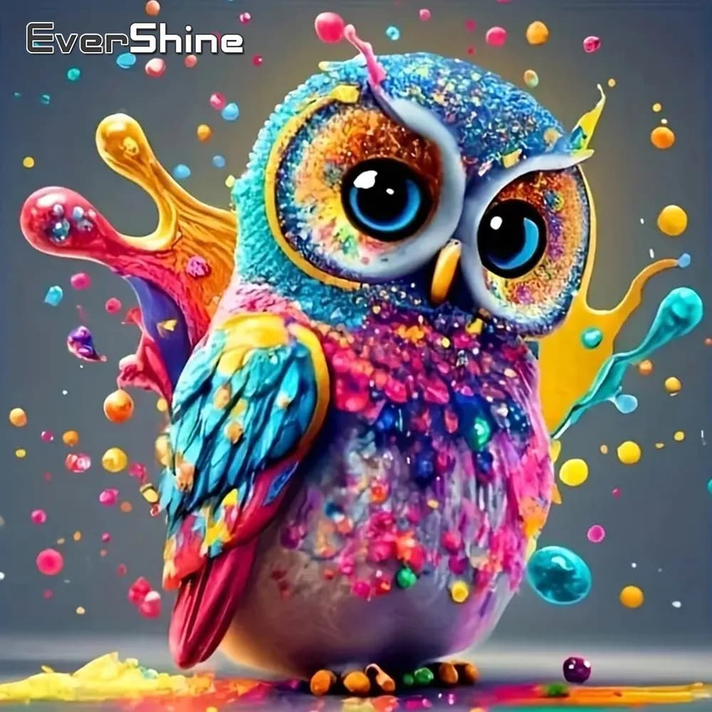Evershine Pittura Diamante Gatto Anatra Pieno Quadrato Rotondo Trapano Strass Animale Ricamo Decorazioni per la Casa Mosaico