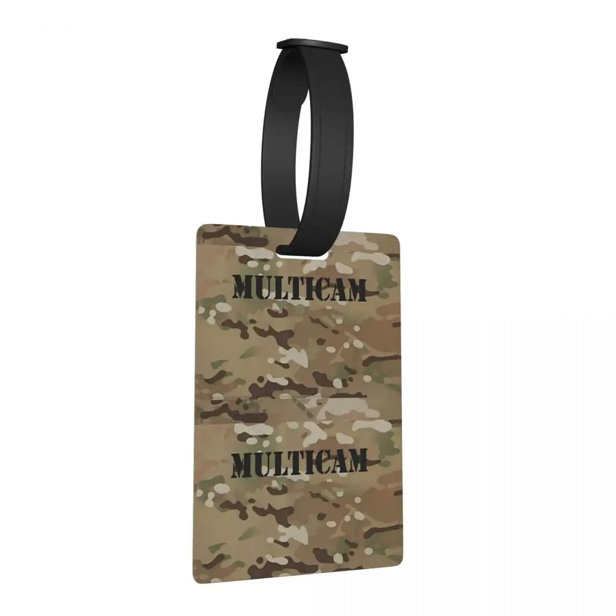 Etichette per Bagagli Multicam Militare Camo Trout, Accessori per Valigie, Etichetta per Bagaglio da Viaggio, Porta Etichetta con Nome e Indirizzo