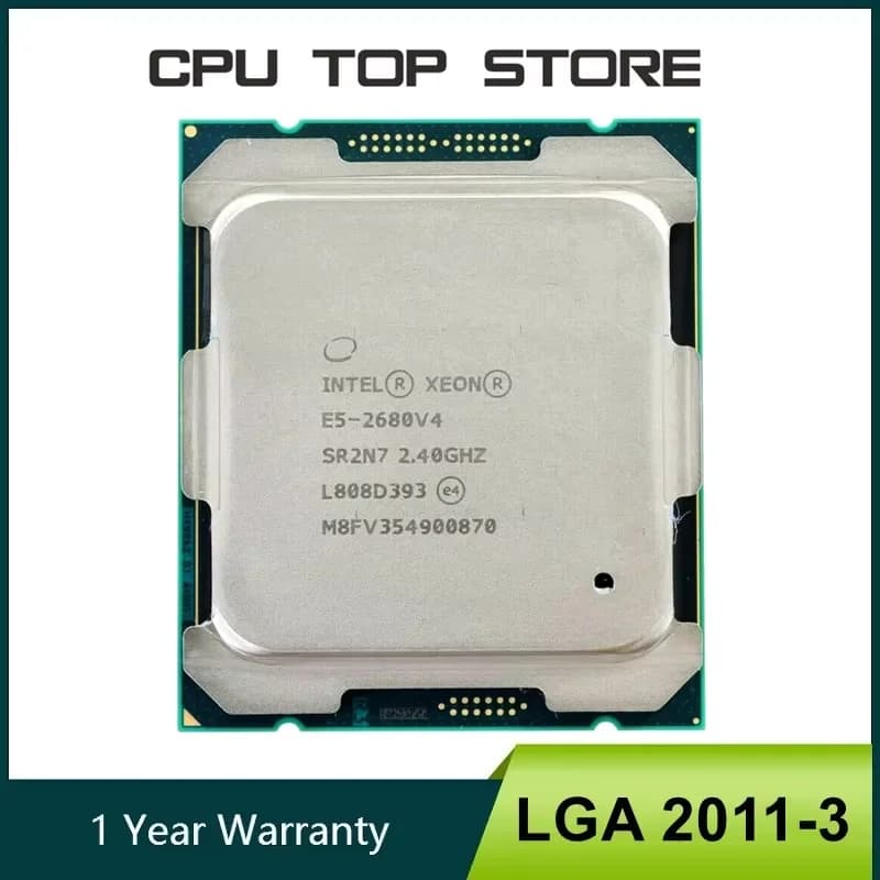 Processore Intel Xeon E5 2680 V4 2,4 GHz 14 core 120 W LGA 2011-3 2680V4 CPU