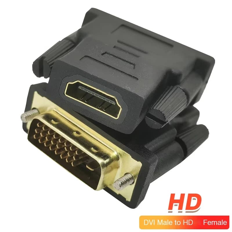 DVI 24 + 1 to HDMI Two-way cable adapter from HDMI to DVI Coupler DVI cable converter to HDTV for PS4 Xbox TV monitor